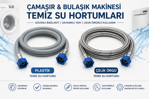 Çamaşır & Bulaşık Makine Hortumları