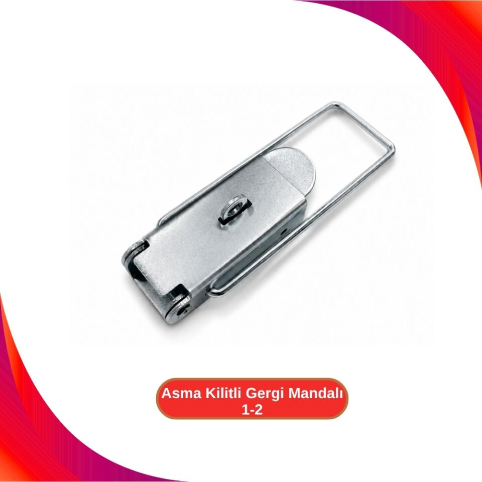 Metal Gergi Mandalı Asma Kilitli No: 1-2