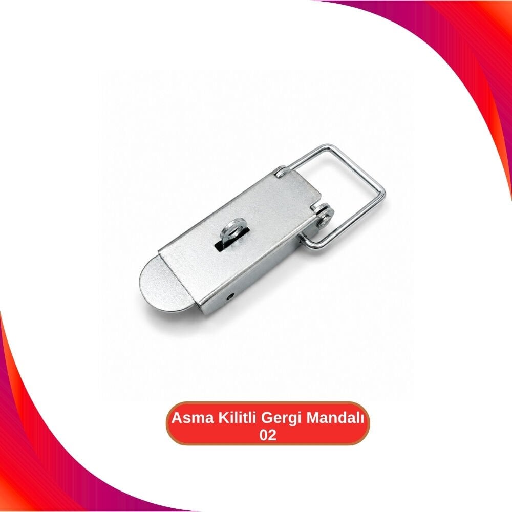Metal Gergi Mandalı Asma Kilitli No: 2