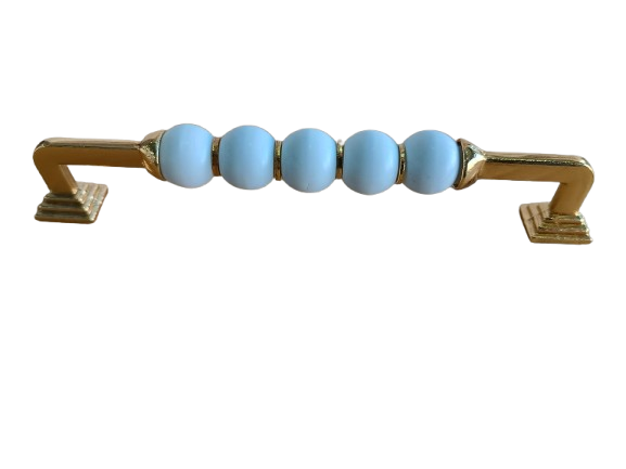 Dolap Kulpu ve Çekmece Kulpu Boncuk Pramit Altın - 160mm