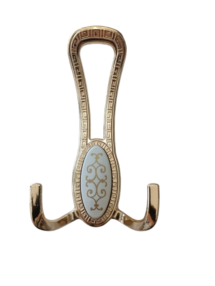 İkili Portmanto Askısı Altın - 12.5 cm