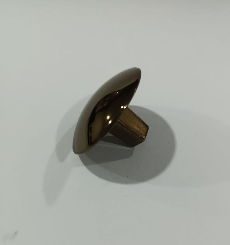 Mobilya Dolap ve Çekmece Kulpu Mantar Düğme Bronz 40 mm