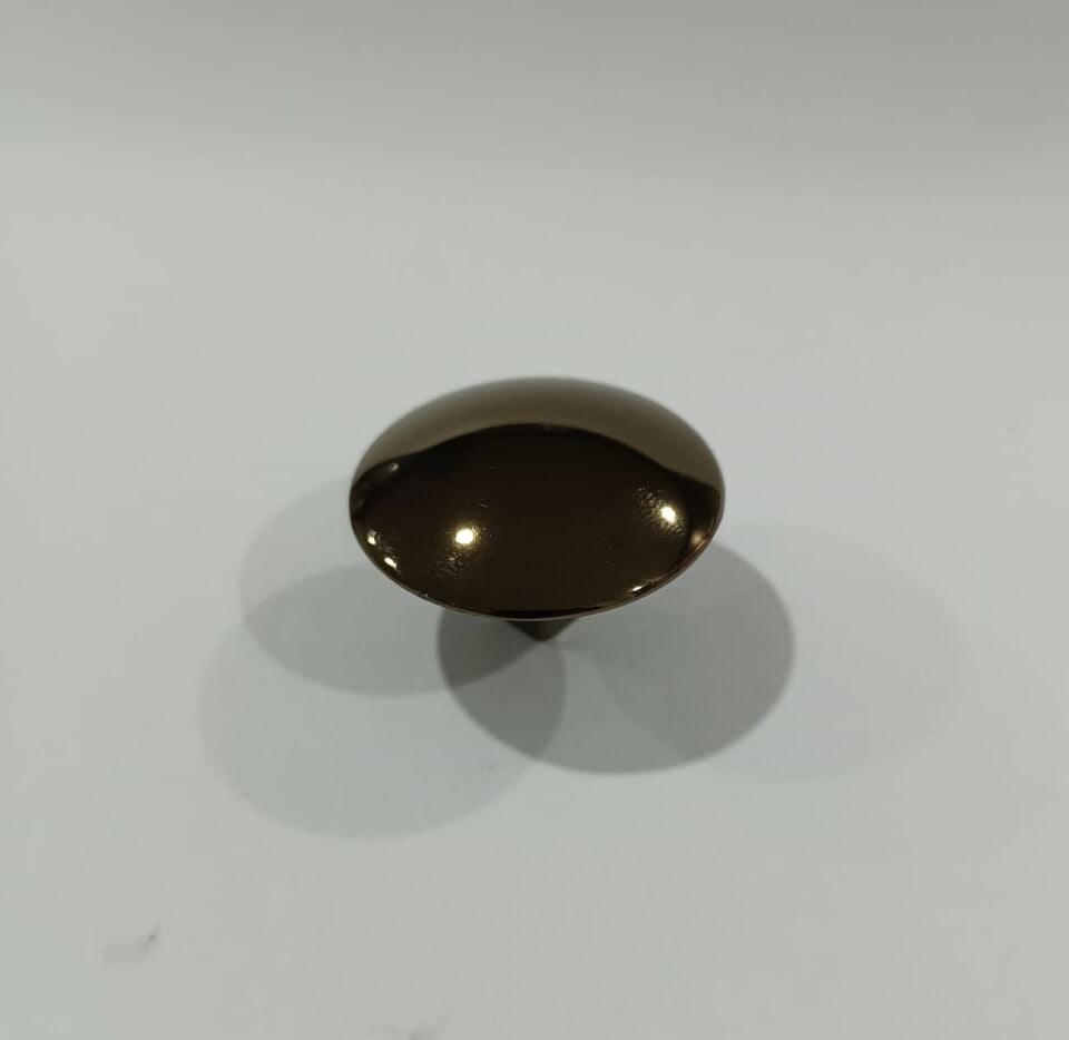 Mobilya Dolap ve Çekmece Kulpu Mantar Düğme Bronz 40 mm