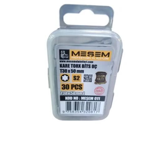 Meşem Tork Bits Uç T30x50mm