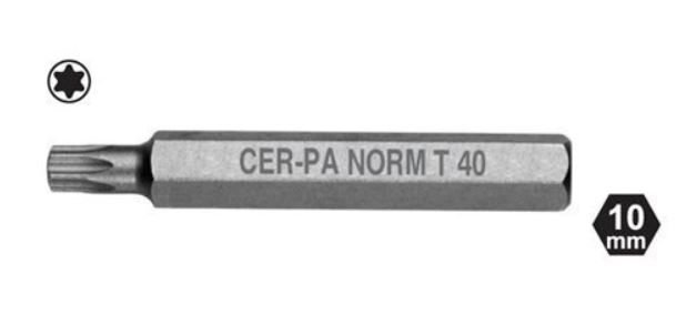 Cer-pa X-Plus H10 Tork Bits Uç T40x75mm