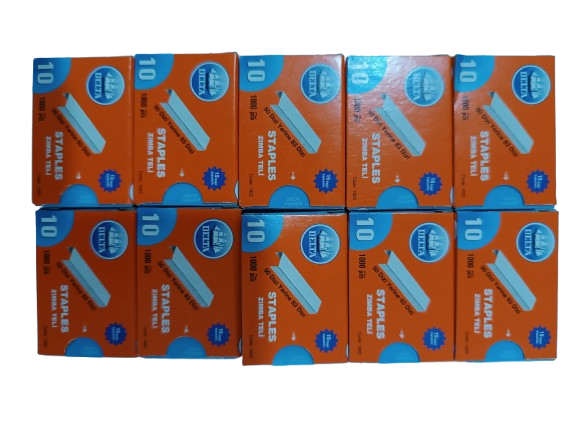 Delta Zımba Teli No: 10 - Beyaz - 10x1000 Adet