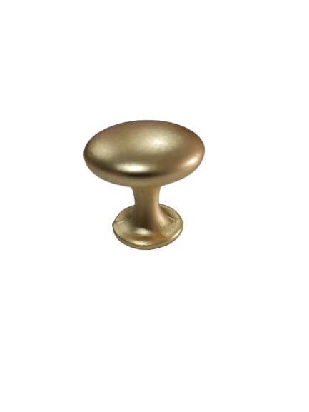 Dolap ve Çekmece Kulpu Düğme Mat Gold 30mm