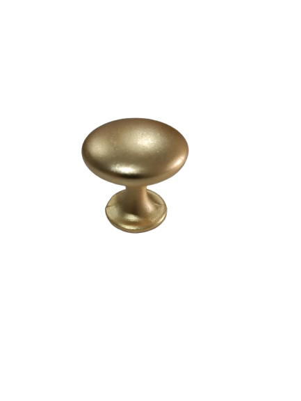 Dolap ve Çekmece Kulpu Düğme Mat Gold 30mm