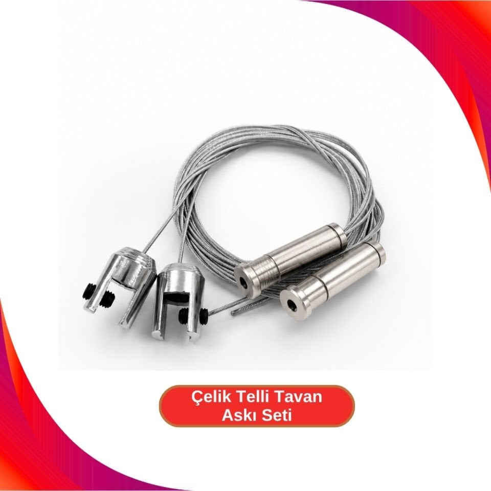 1.2mm Çelik Telli Tavan Askı Seti 2’li