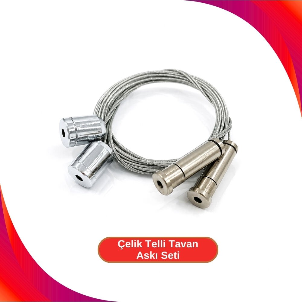1.2mm Çelik Telli Tavan Askı Seti 2’li