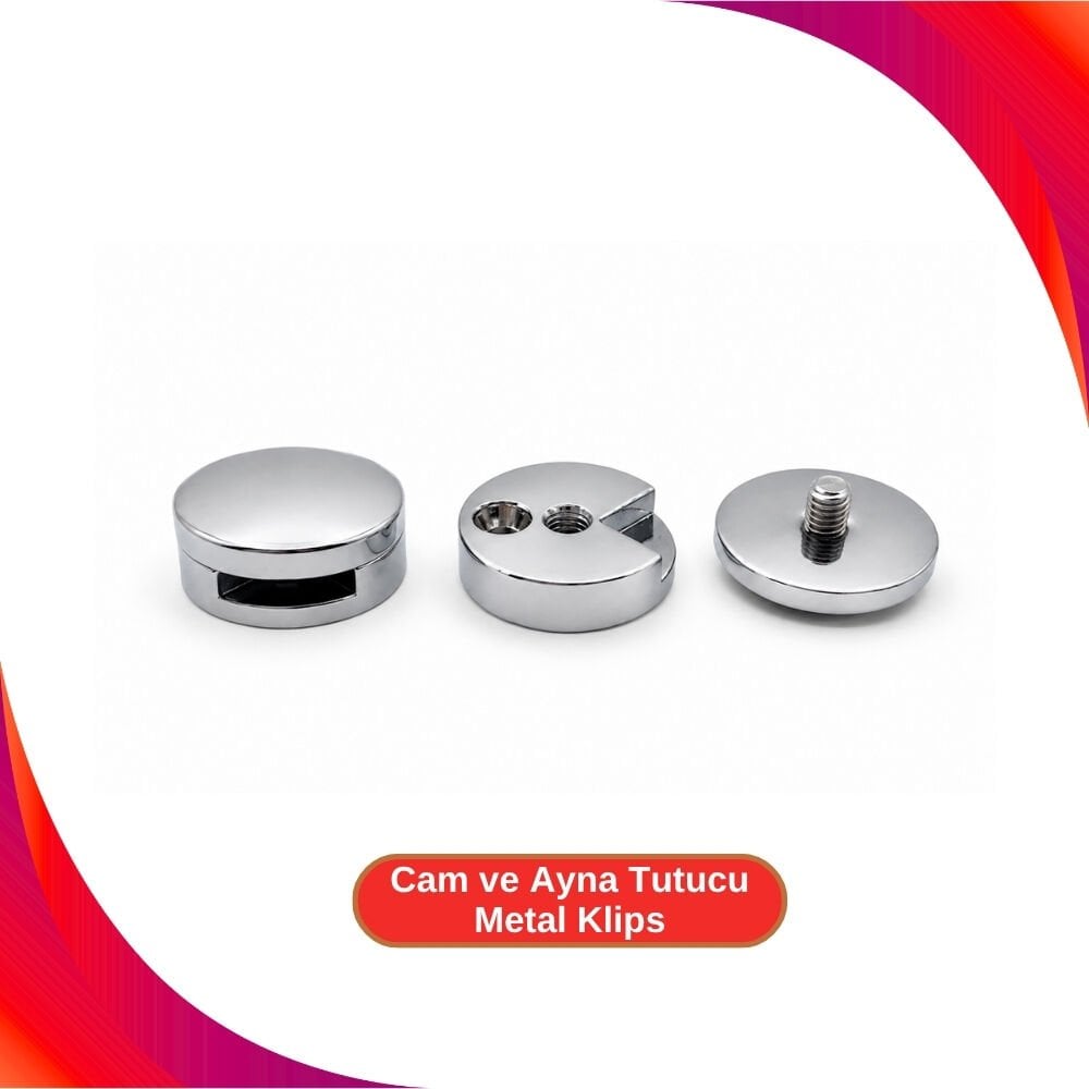 Cam ve Ayna Tutucu Metal Klips