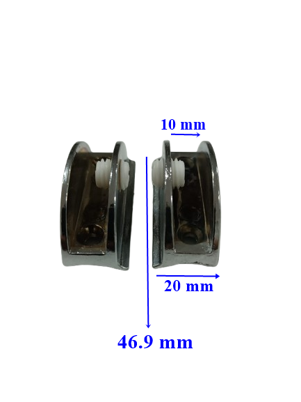 Etejer Cam Tutucu Oval - Plastik Vidalı