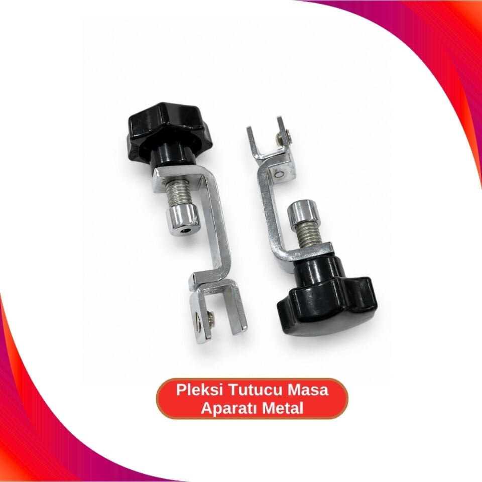 Pleksi Tutucu Masa Aparatı Metal - Krom