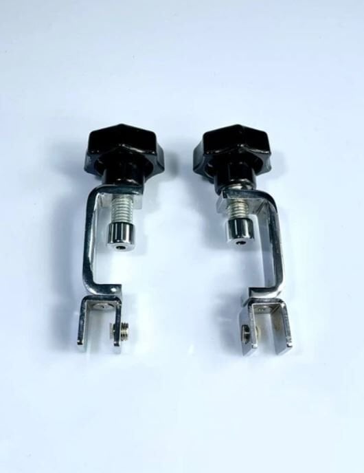 Pleksi Tutucu Masa Aparatı Metal - Krom 4cm