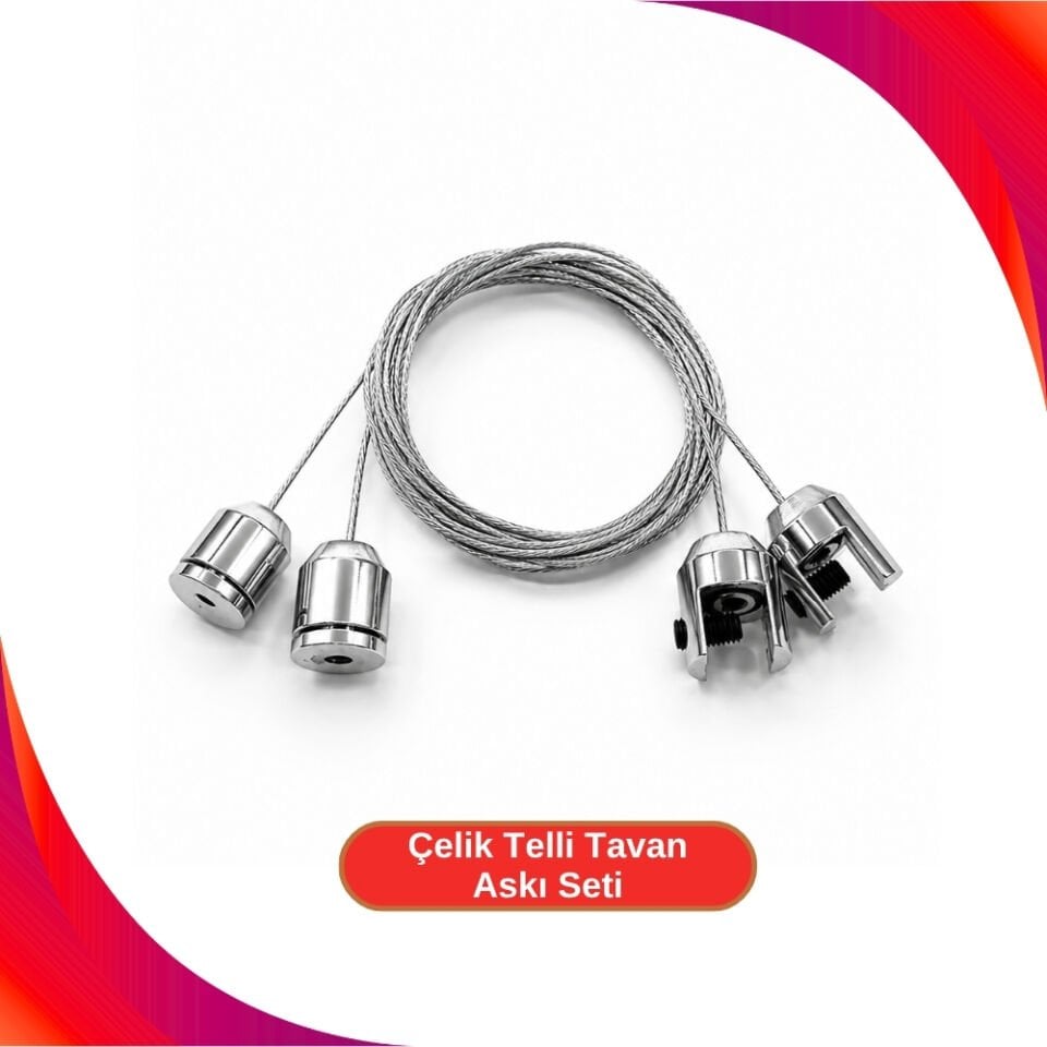 1.2mm Çelik Telli Tavan Askı Seti 2’li