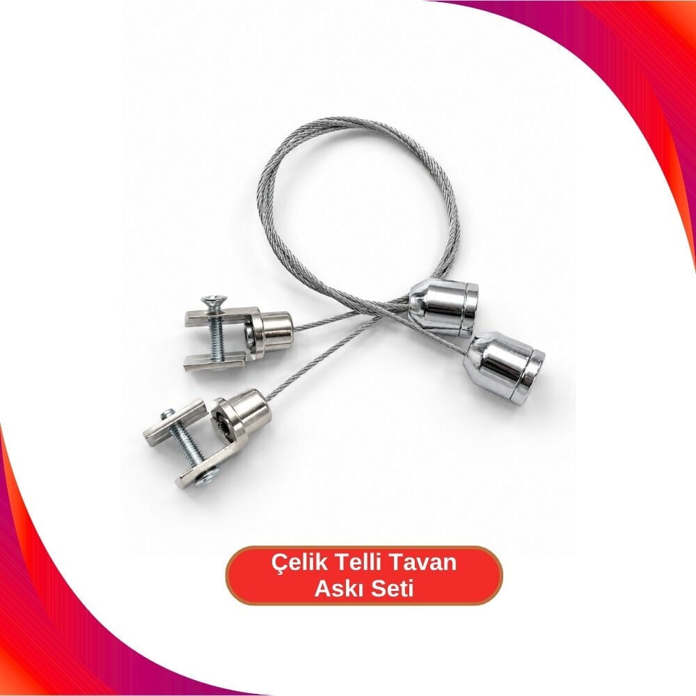 1.2mm Çelik Telli Tavan Askı Seti 2’li