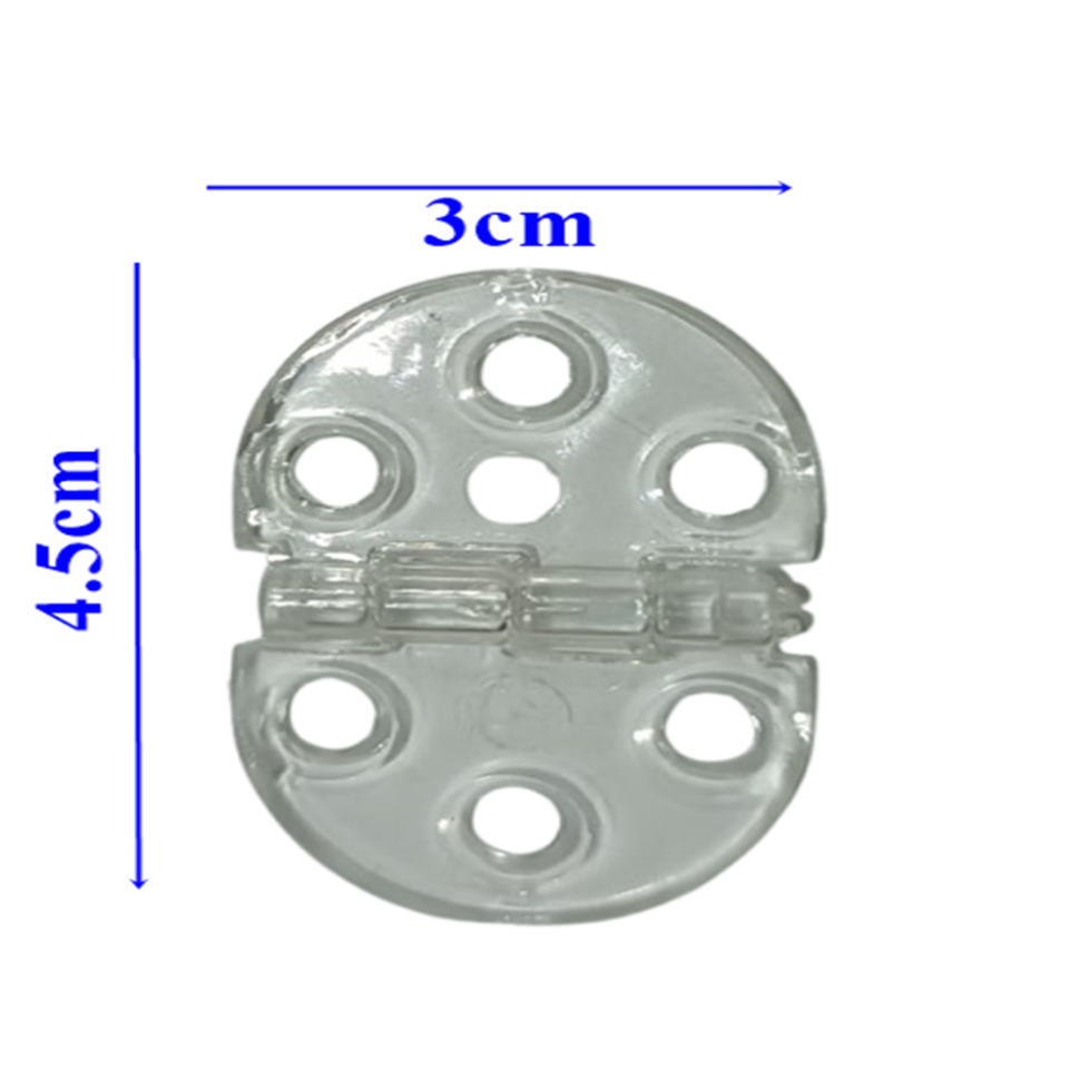 Oval Pleksi Menteşe 3x4,5 cm