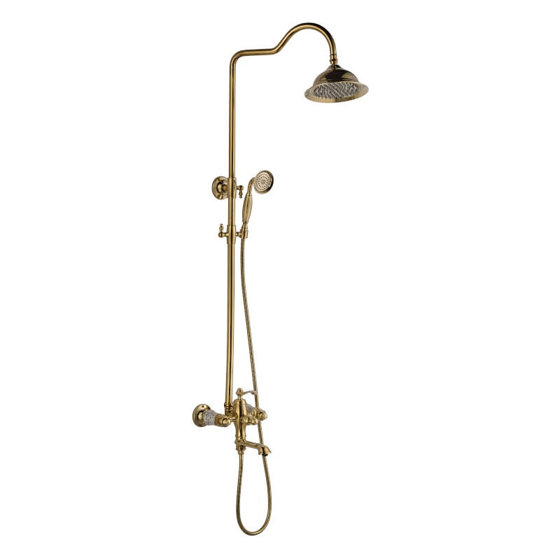 Victoria Mix Borulu Banyo Bataryası Gold - Kod: 182