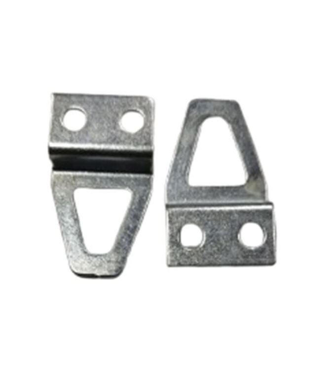Metal Üçgen Bombeli Tablo Askı Kancası 3 x 2,7 cm – Ayna Askı Aparatı - 250 Adet