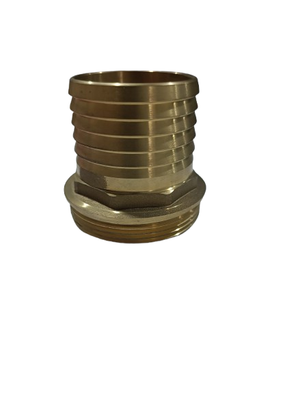 Pirinç Hortum Rekoru 2'' İnç Erkek Diş – 50.3 mm Hortum Girişi