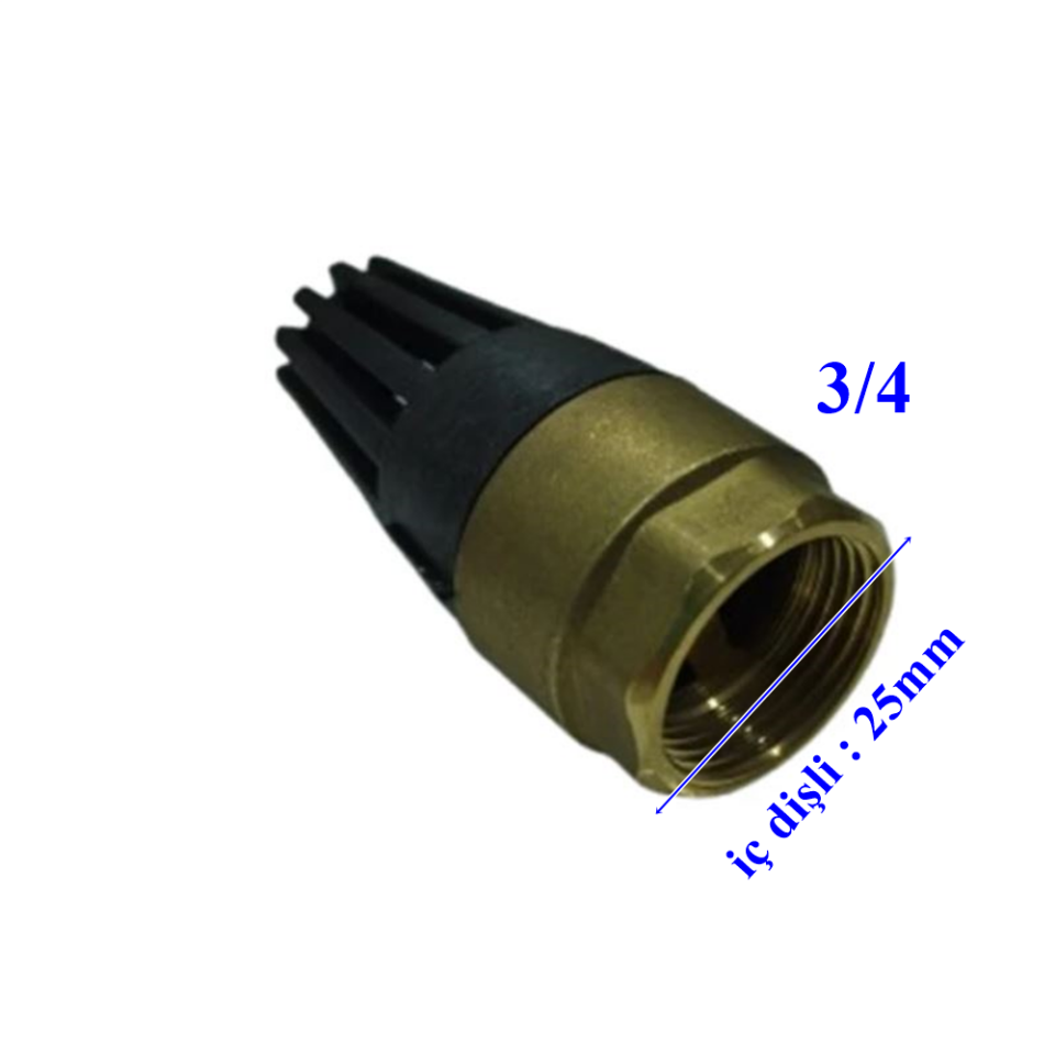 Plastik Yaylı Klape 3/4 inç