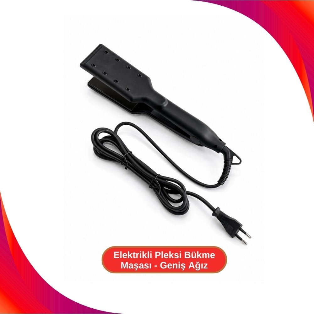 Elektrikli Pleksi Bükme Maşası - Geniş Ağızlı
