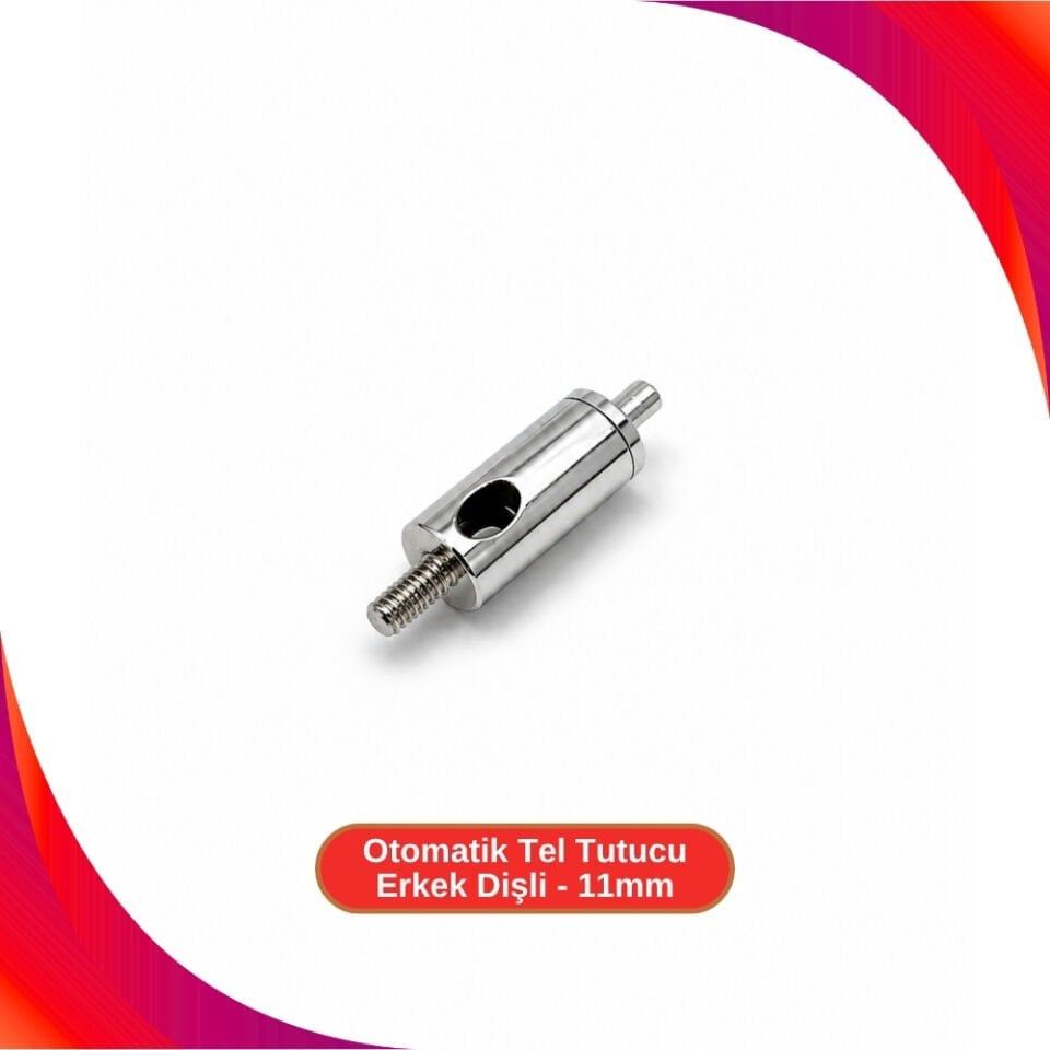 Otomatik Tel Tutucu - Erkek Dişli - 11mm