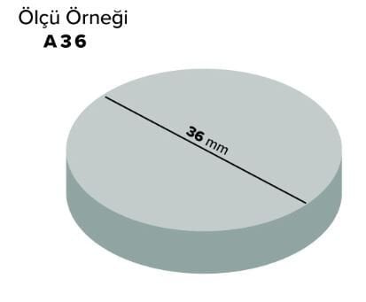 Erkek Vidalı Neodyum Mıknatıs Pot C25 mm