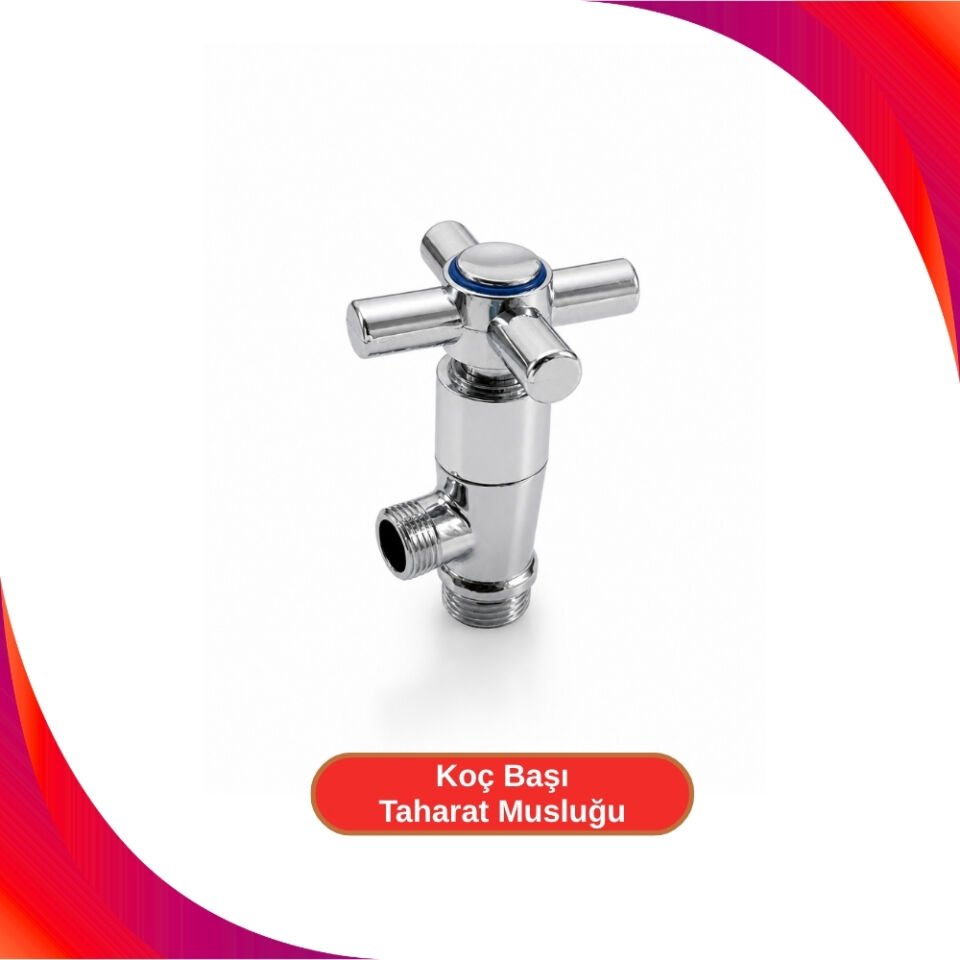 Taharat Musluğu Koç Başı - Aç Kapa 1/2 - 3/8