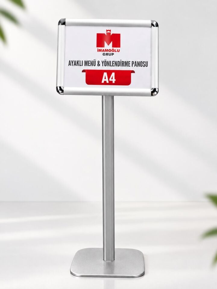 Alüminyum Ayaklı Menü Panosu