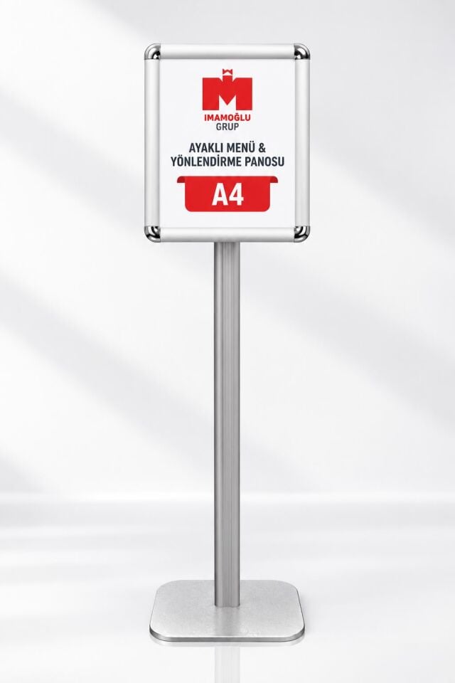 Alüminyum Ayaklı Menü Panosu